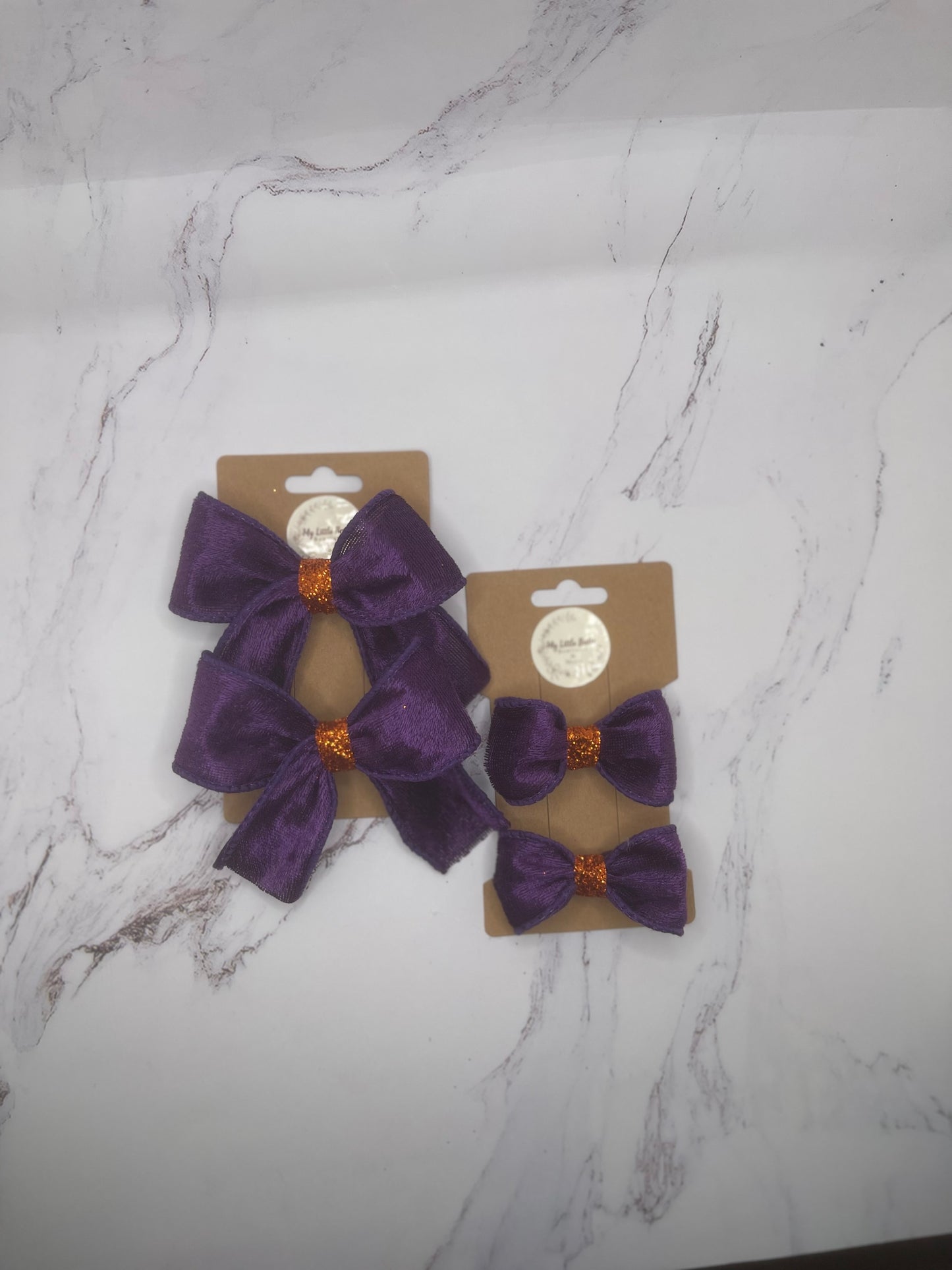 Purple Velvet Big Piggies