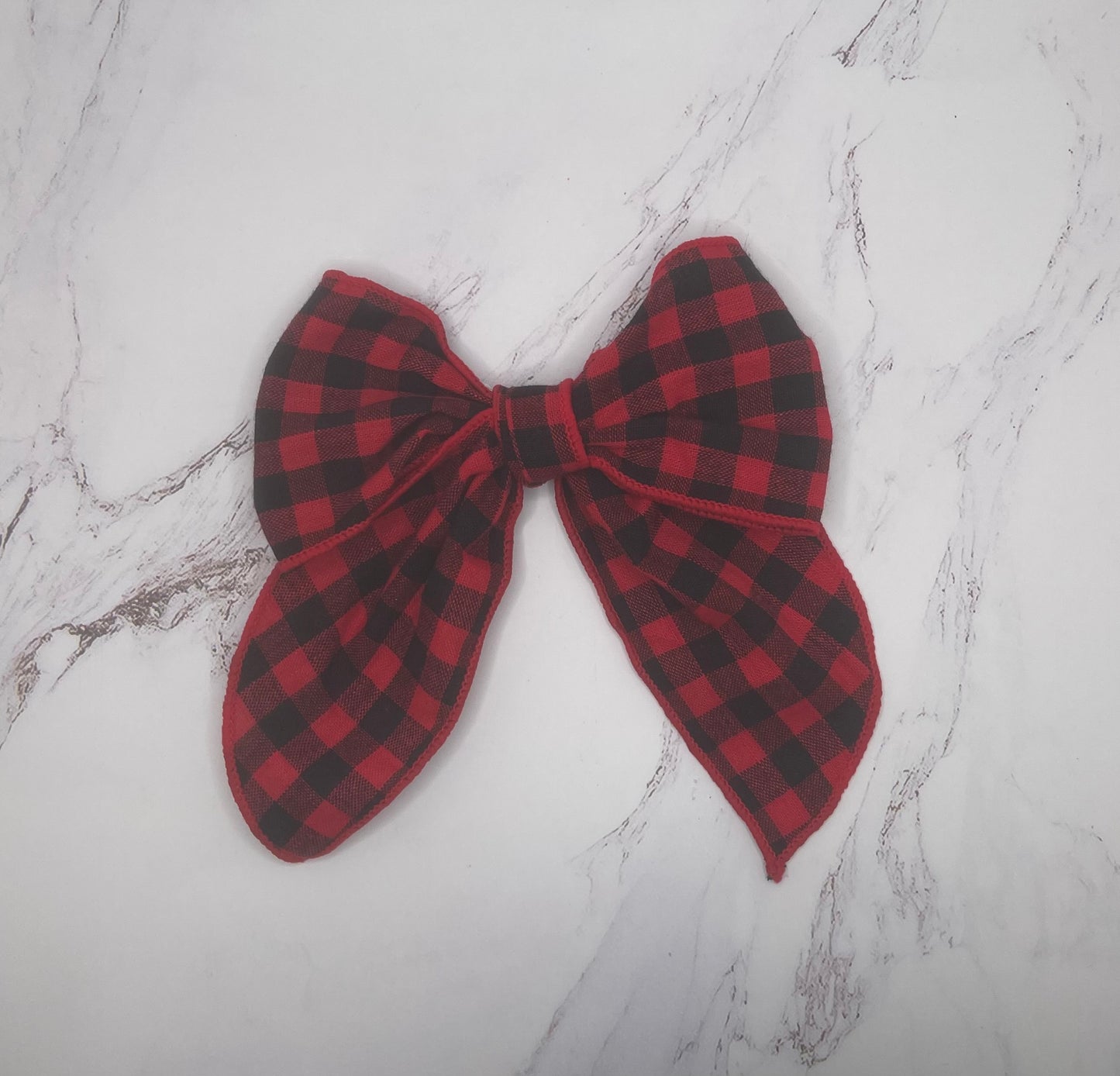 Buffalo Plaid Bow