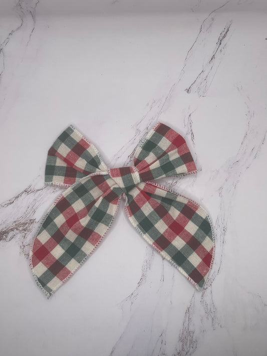 Christmas Plaid Linen