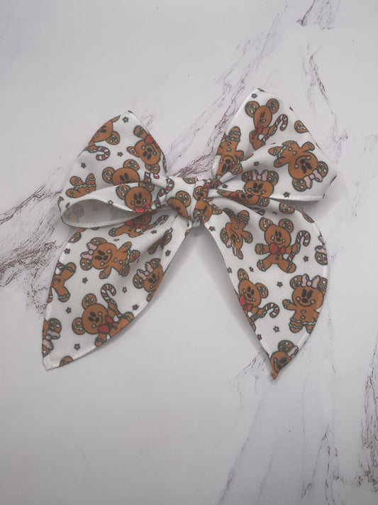 Gingerbread Mouse Bow